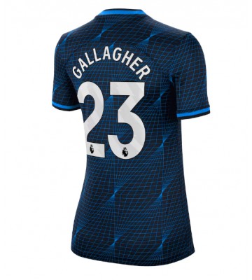 Chelsea Conor Gallagher #23 Segunda Equipación Mujer 2023-24 Manga Corta